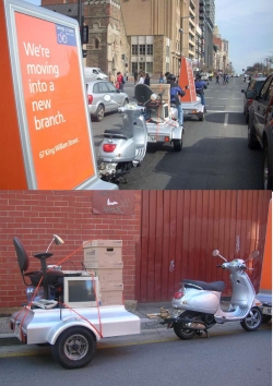 New Savings & Loans Branch: Scooters